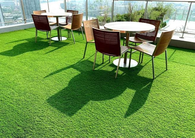 25mm Artificial Grass Turf Per Meter Length, 2 meters Width - Pots For Plants