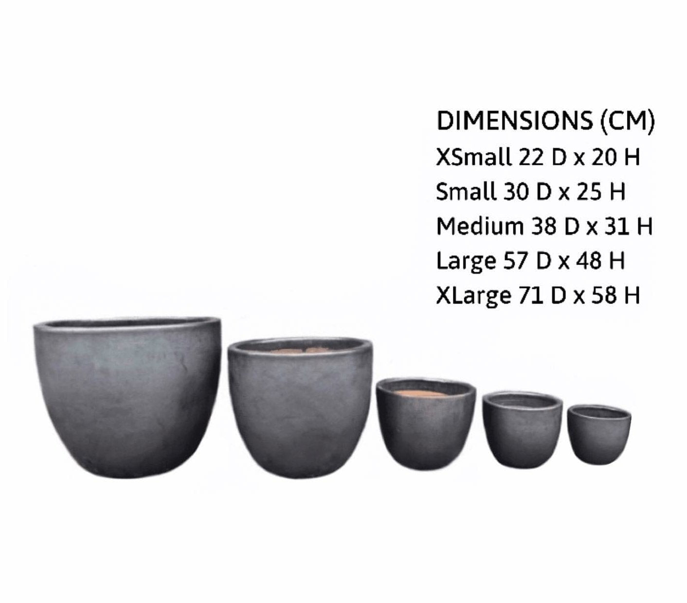 Matte Black Vietnam Ceramic Pot - Pots For Plants