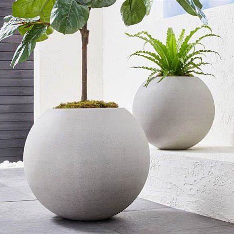 Orb Fiberglass Planter - Pots For Plants