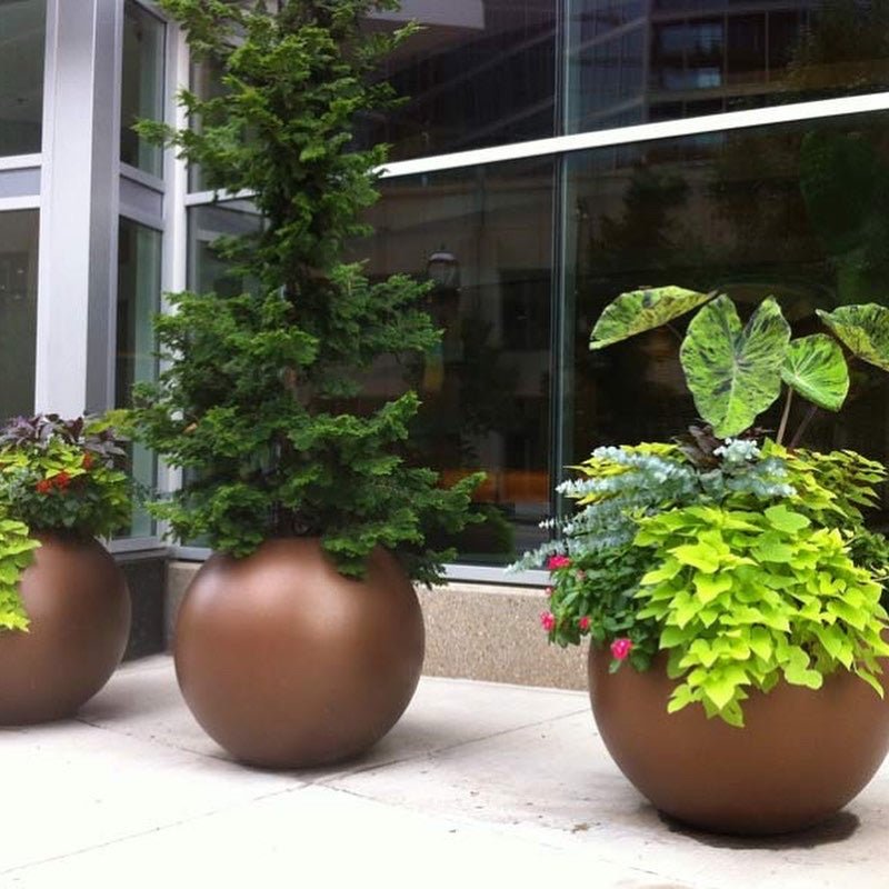 Orb Fiberglass Planter - Pots For Plants