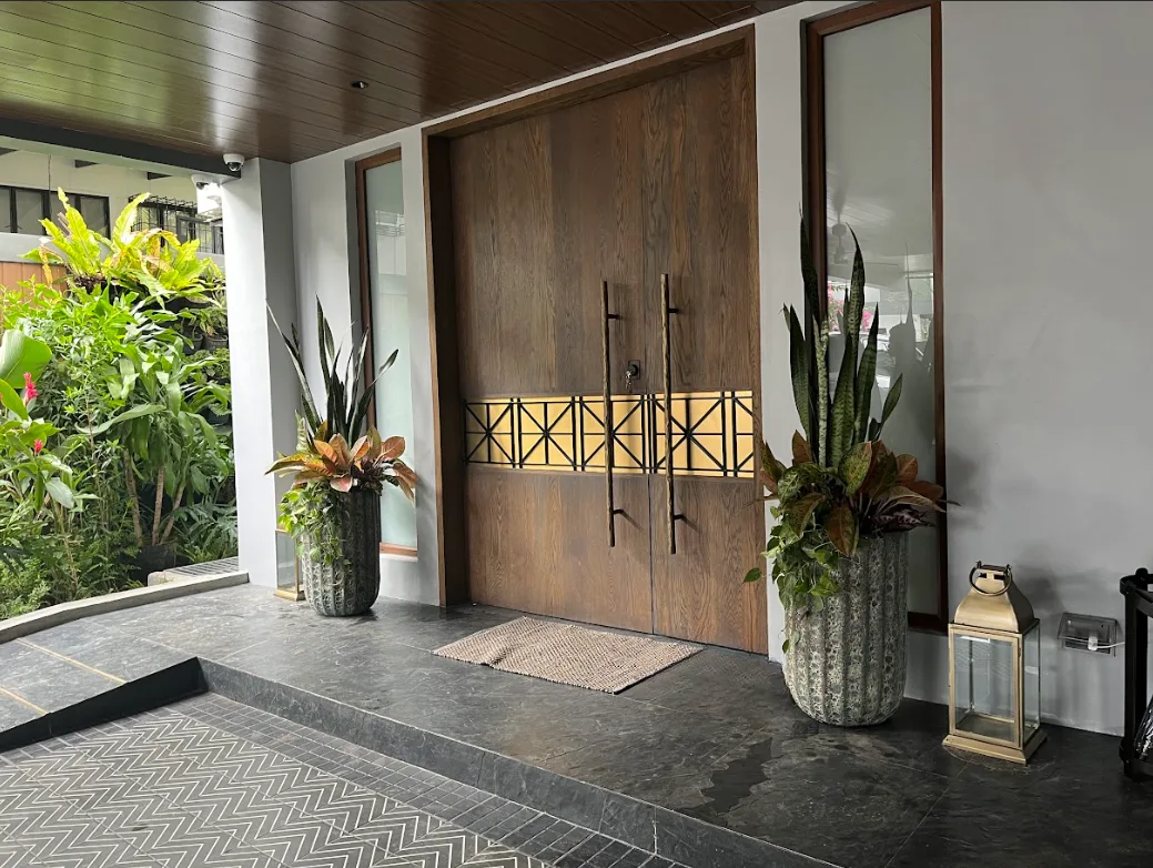 Styled corner of a Metro Manila home with potted plants and pot pairings